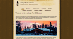 Desktop Screenshot of heritagenorthmuseum.ca